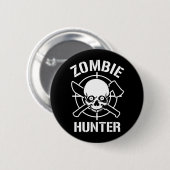 Zombie Hunter Ronde Button 5,7 Cm (Voorkant /achterkant)
