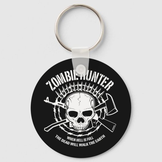 Zombie Hunter Sleutelhanger (Voorkant)