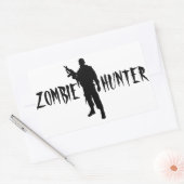 ZOMBIE HUNTER-STICKER RECHTHOEKIGE STICKER (Envelop)