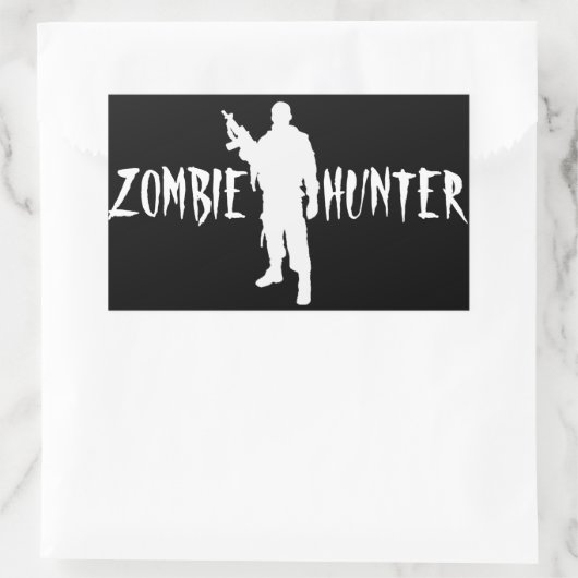ZOMBIE HUNTER-Sticker Rechthoekige Sticker (Tas)