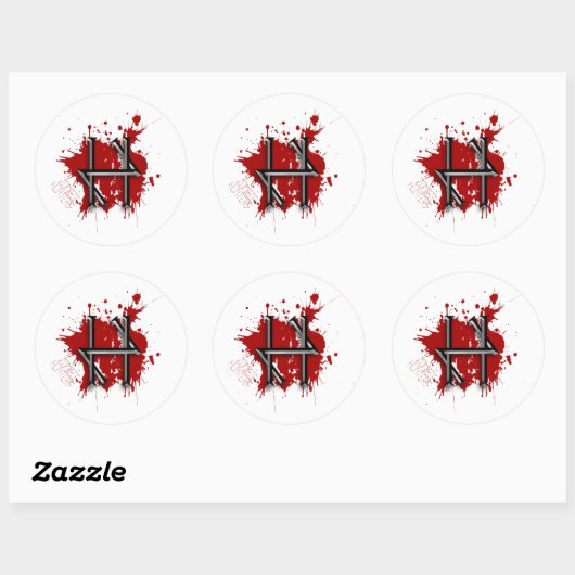 Zombie Hunter Stickers (Vel)