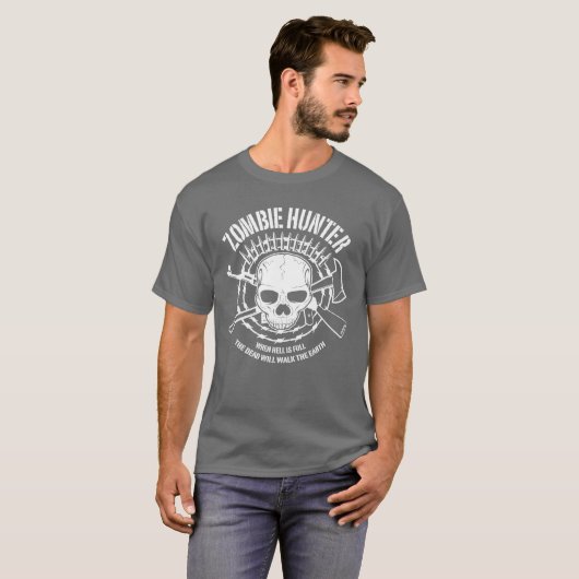 Zombie Hunter T-Shirt (Voorkant volledig)