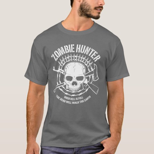 Zombie Hunter T-Shirt (Voorkant)