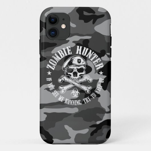 zombie hunter urban camouflage Case-Mate iPhone case (Achterkant)