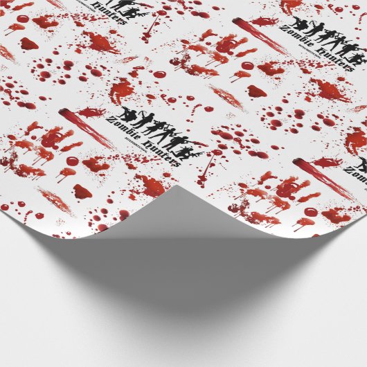zombie hunters international cadeaupapier (Hoek)