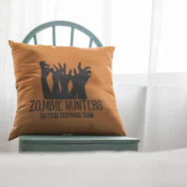 Zombie Hunters Tactisch Responsteam Kussen