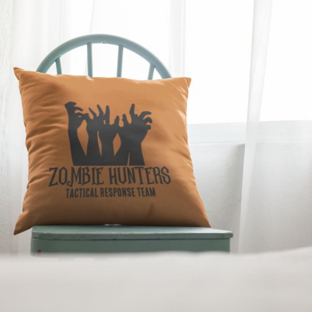 Zombie Hunters Tactisch Responsteam Kussen (Creator heeft geüpload)