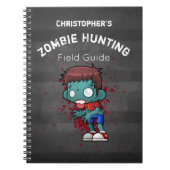 Zombie Hunting Field Guide Funny Notitieboek (Voorkant)