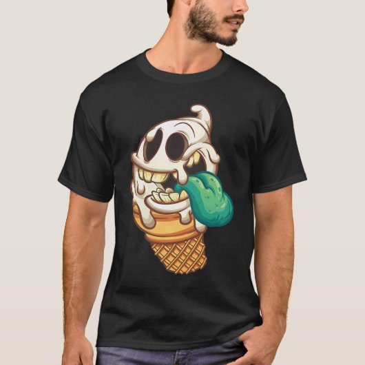 Zombie Ice Cream Truck Monster T-shirt (Voorkant)