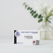 Zombie-ID/Visitekaartje ZETA Visitekaartje (Staand voorkant)