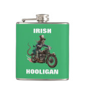 Zombie Ierse Hooligan Flask Heupfles (Voorkant)