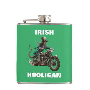 Zombie Ierse Hooligan Flask Heupfles