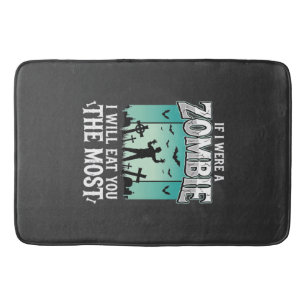 Zombie Ik Zal Je Opeten Halloween Ontwerp_1 Badmat