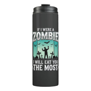 Zombie Ik Zal Je Opeten Halloween Ontwerp_1 Thermosbeker