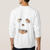 Zombie in gescheurde kleding trui (Achterkant)
