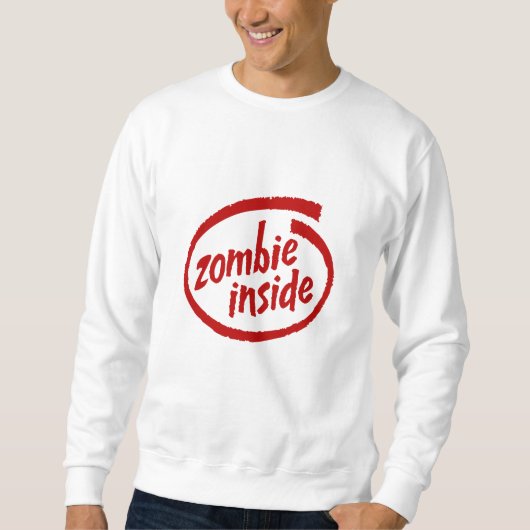 Zombie in gescheurde kleding trui (Voorkant)