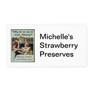 Zombie inblikken label