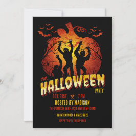 Zombie Infectie Halloween Kaart