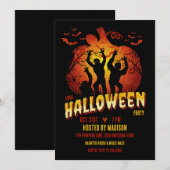 Zombie infectie Halloween Kaart (Voorkant / Achterkant)