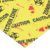 Zombie Infectie Zone Voorzichtigheid Tape Bloedvle Tafelkleed (Gekanteld)
