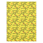 Zombie Infectie Zone Voorzichtigheid Tape Bloedvle Tafelkleed (Voorkant)