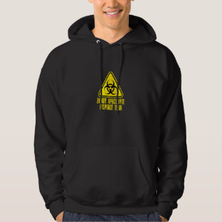Zombie Invasie Kunst Zombie Apocalyps Respons T Hoodie