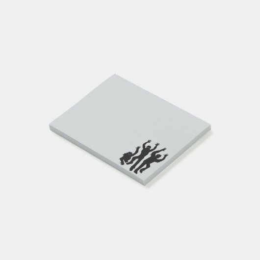 Zombie Invasion Post-it® Notes (Schuin)