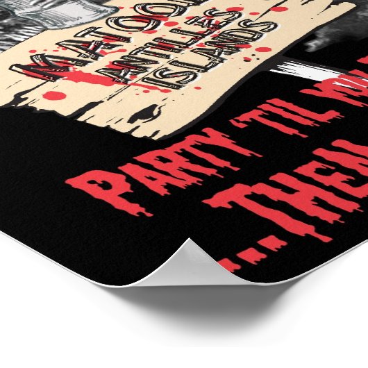 Zombie Island Cocktail Lounge Poster (Hoek)