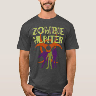 Zombie Jager Griezelen Horror Halloween Kostuum fa T-shirt