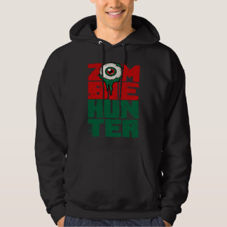 Zombie Jager Halloween  Schattig met een Oog Jagen Hoodie