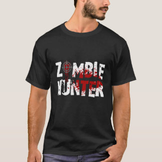 Zombie Jager Horror Halloween Ondoden Lijk Zombi T-shirt
