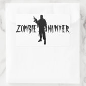 ZOMBIE JAGER -STICKER RECHTHOEKIGE STICKER (Tas)