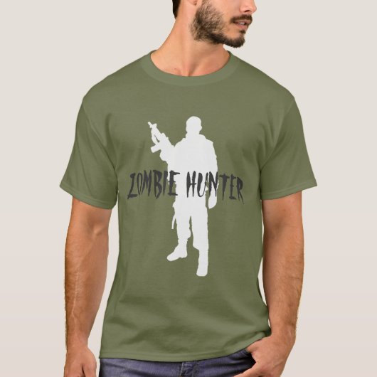 ZOMBIE JAGER -T-shirt T-shirt (Voorkant)