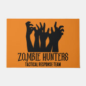 Zombie jagers tactische reactie team Halloween Deurmat (Voorkant)