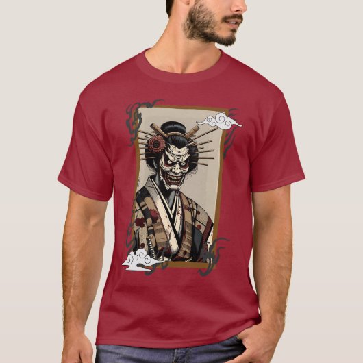 Zombie Japan Halloween T-shirt (Voorkant)