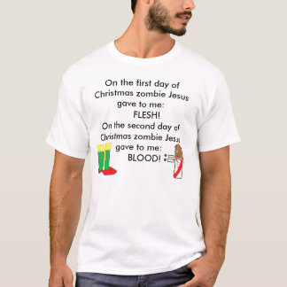 Zombie Jesus Kerstmis T-shirt