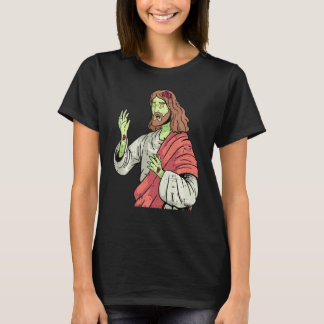 Zombie Jesus Lazy Halloween Costume Christelijk T-shirt