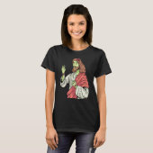 Zombie Jesus Lazy Halloween Costume Christelijk T-shirt (Voorkant volledig)