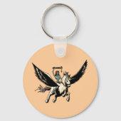 Zombie Jesus Rides weer Sleutelhanger (Voorkant)