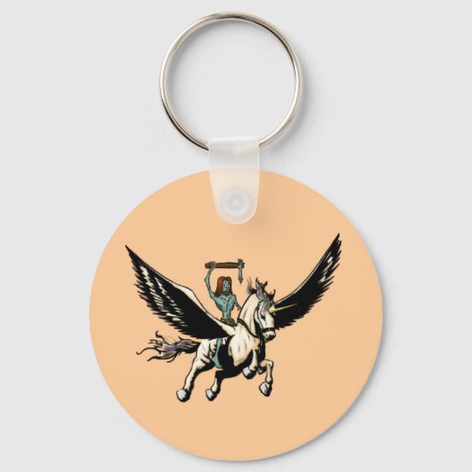 Zombie Jesus Rides weer Sleutelhanger (Voorkant)