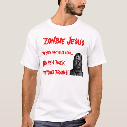 Zombie Jesus T-shirt (Voorkant)