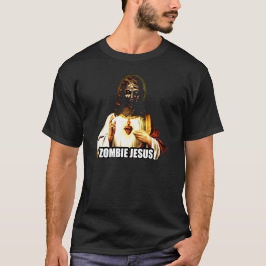 Zombie Jezus atheïst Pasen T-shirt (Voorkant)