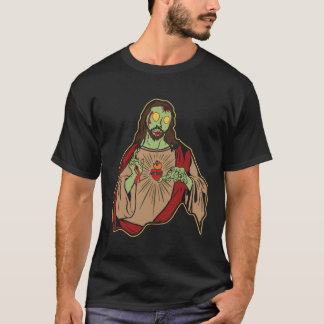 Zombie Jezus Opgewekt Pasen Zondag Religieus Chris T-shirt