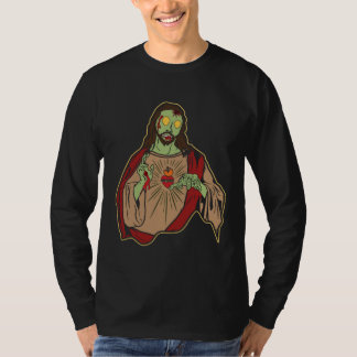 Zombie Jezus Opstanding Pasen Religieus Christus J T-shirt
