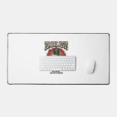 Zombie Jezus Vintage Gravure Grappig Shirt Ontwerp Bureaumat (Keyboard & Muis)