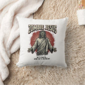Zombie Jezus Vintage Gravure Grappig Shirt Ontwerp Kussen (Deken)