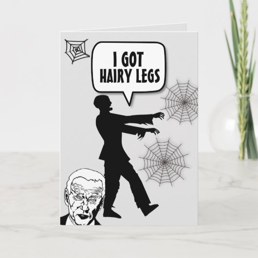 ZOMBIE JOE BIDEN HALLOWEEN GRAPPIGE KAARTEN KAART (Voorkant)
