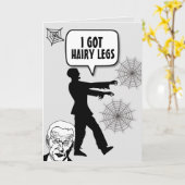 ZOMBIE JOE BIDEN HALLOWEEN GRAPPIGE KAARTEN KAART (Gele Bloem)