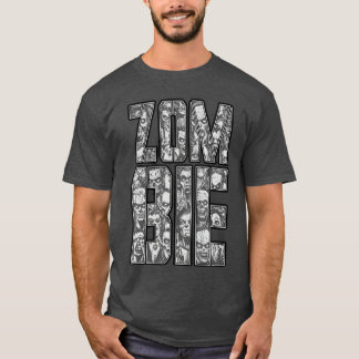 Zombie Jongens Halloween Horror Vintage Gotische P T-shirt