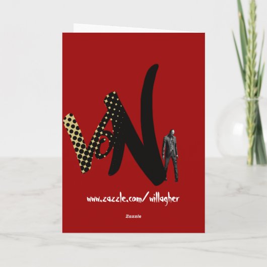 zombie-jubileum kaart (Achterkant)